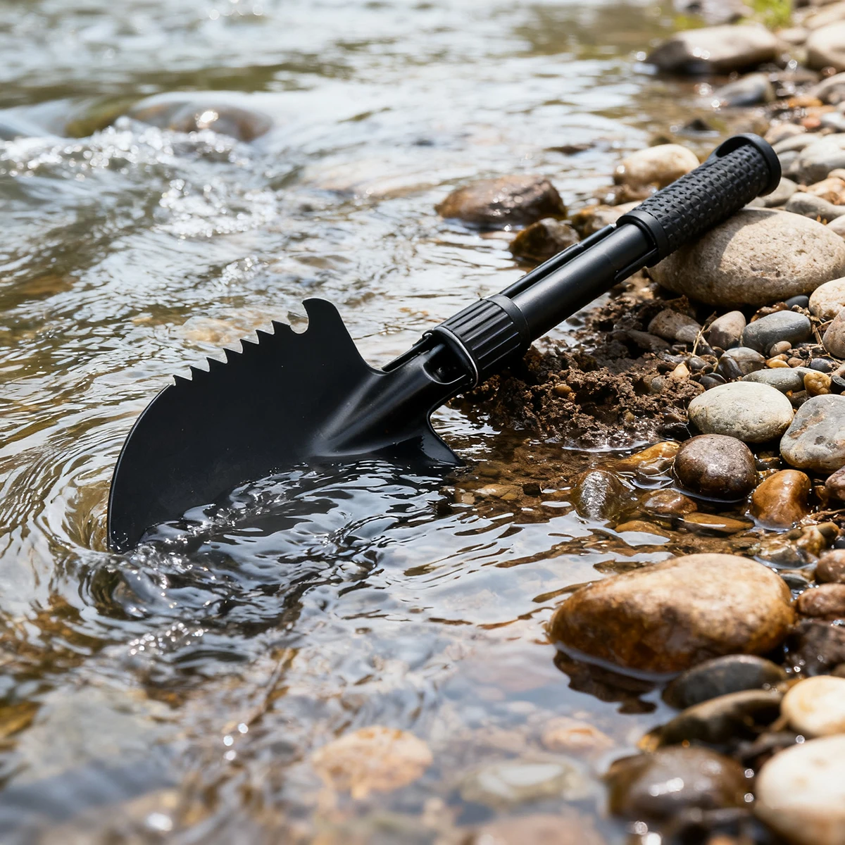 Engineer Military Folding Shovel Foldable Outdoor Garden Tooling Shovels for Digging Multifunctional Tools Survival Agricultural