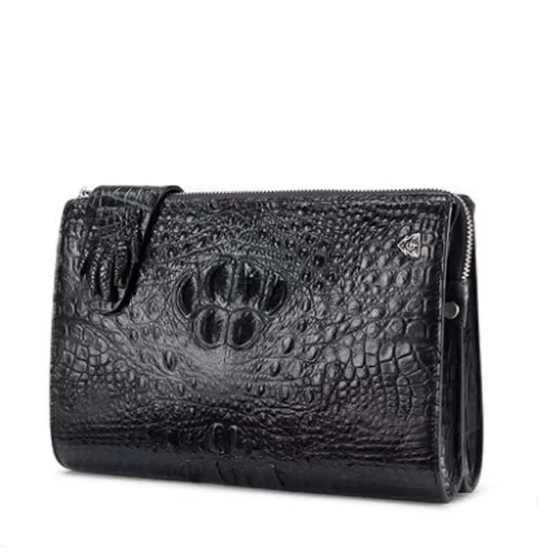 

gete new Imported crocodile hand bag for men large capacity hand bag for men