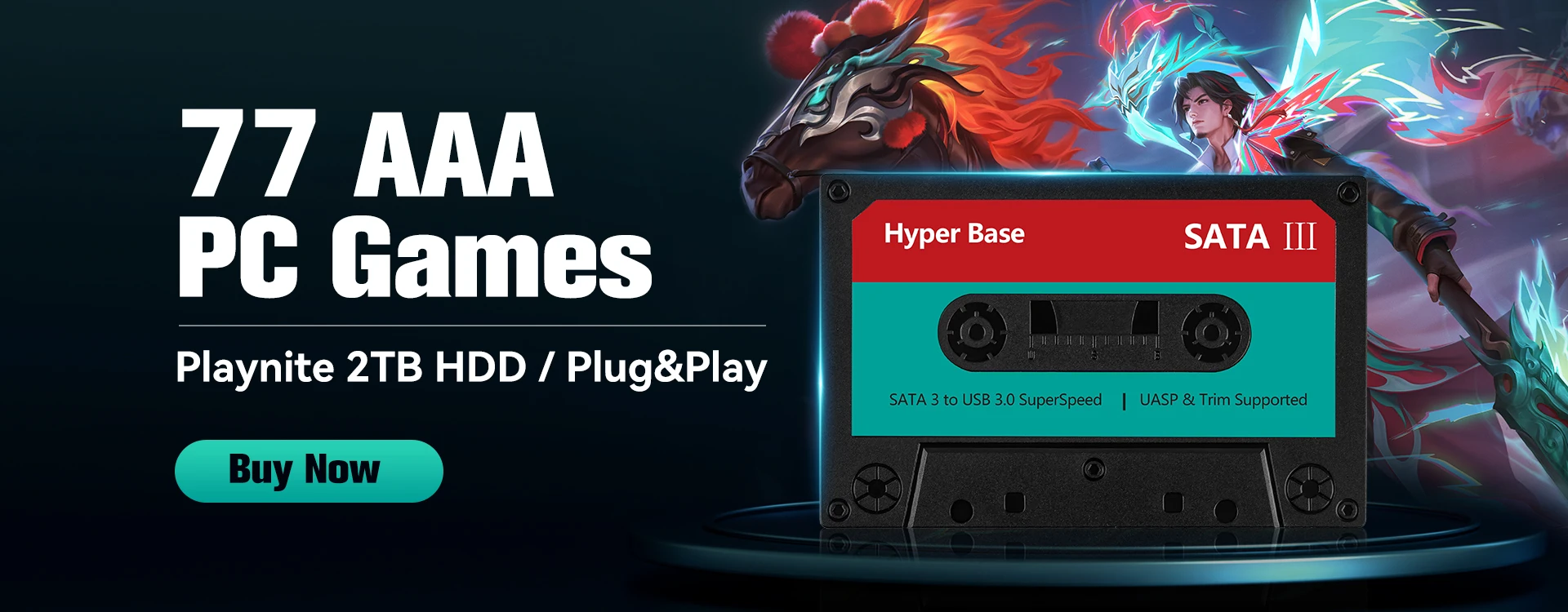 3TB Gaming HDD Playnite&Retrobat&Launchbox Retro Game Console with 17000+ Games for PS4/PS3/PS2/Wii/Wiiu/SS and WIN PC/Laptop