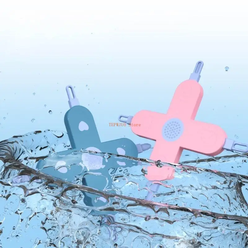 U50F أداة تنظيف السرة والأنف والأذن للرضع 4 في 1 أداة العناية بالطفل منظف تجويف الأنف #3