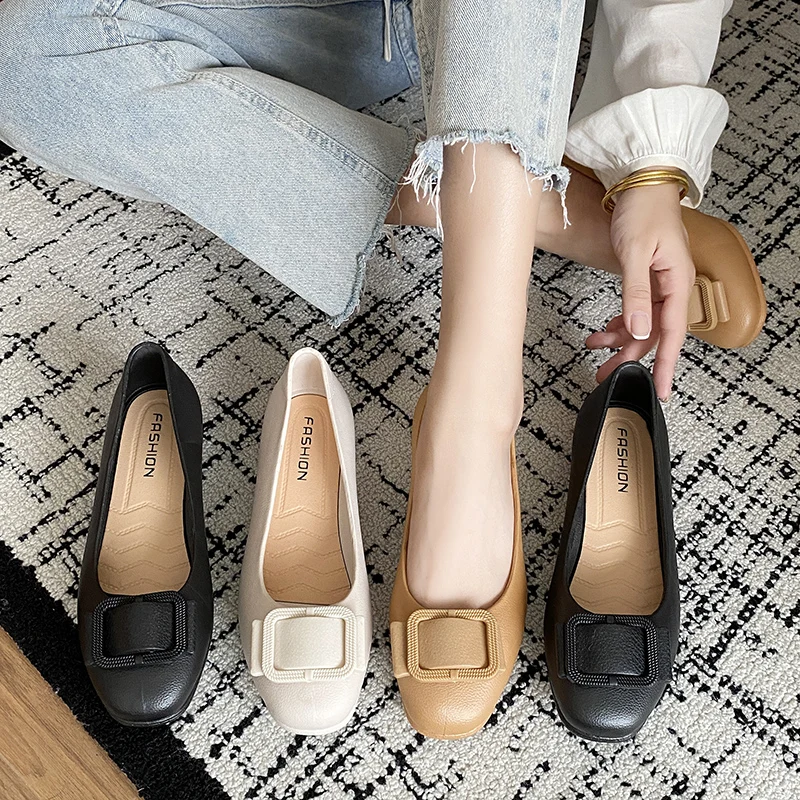 Women's summer PVC Fashion Solid Color Wear Casual Women's Shoes Low Heels New Daily Women Sandals