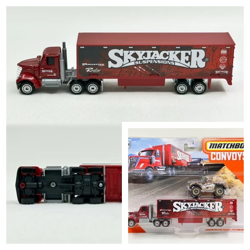 نموذج سيارة من خليط معدني لعلبة الثقاب - لعبة City Hero Racing Fedex Mb1026 نموذج مقياس سيارة قابل للجمع غير يتم التحكم فيه عن طريق الراديو #1