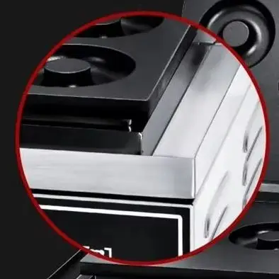 Commercial Mini 5-Hole Donut Maker Machine Nonstick Stainless Steel Home Restaurant Snack Waffle Doughnut Home Food Stainless