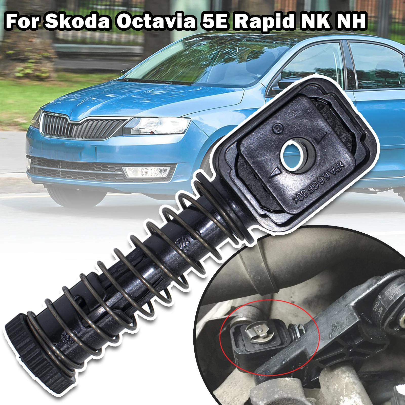 

For Skoda Octavia 5E Rapid NK NH Bowden Cable Catch Manual Gearbox Shaft Selector Change Lever Shifter Cable Linkage Rod End