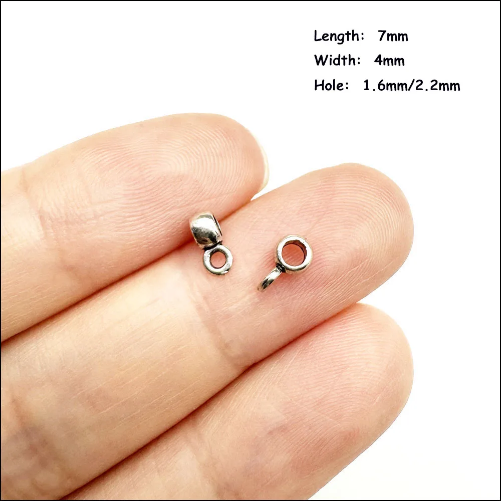 Tiny Bail Connectors for DIY Jewellery Making