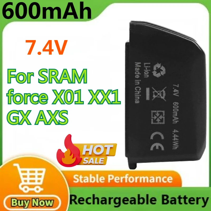 

800mAh Battery for SRAM Force X01 XX1 GX AXS Red Black Axs Etap Wireless Electronic Battery Variable Speed Front and Rear