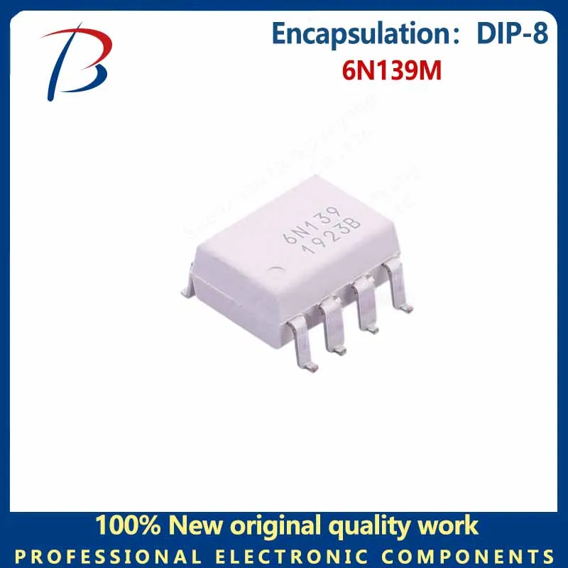 10pcs  6N139M package DIP-8 optocoupler optical isolator transistor photooutput