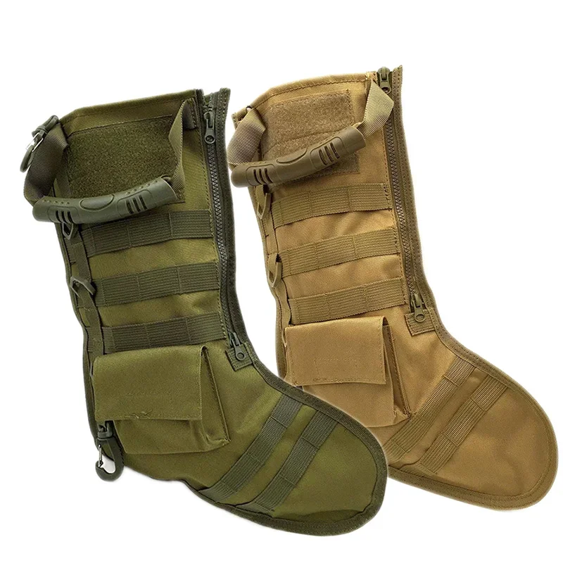 

Тактическая сумка Molle, рождественские чулки, носки, охотничья сумка для хранения, боевая портативная сумка EDC, рождественские подарочные пакеты