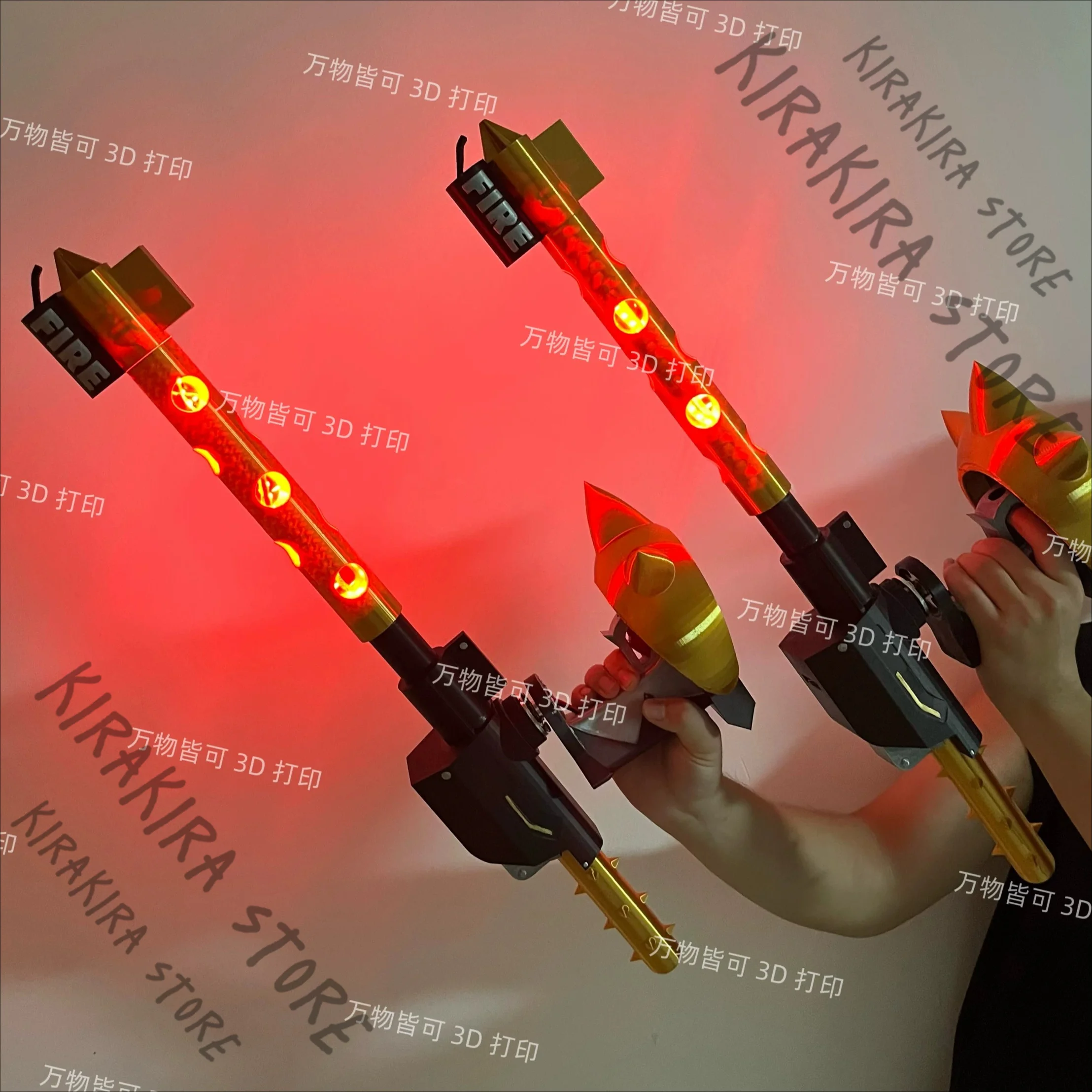 

Zenless Zone Zero Burnice Whita Cosplay Costumes Hallowmas Game Role-playing Prop 3D Printing Equipment Luminous Rotating