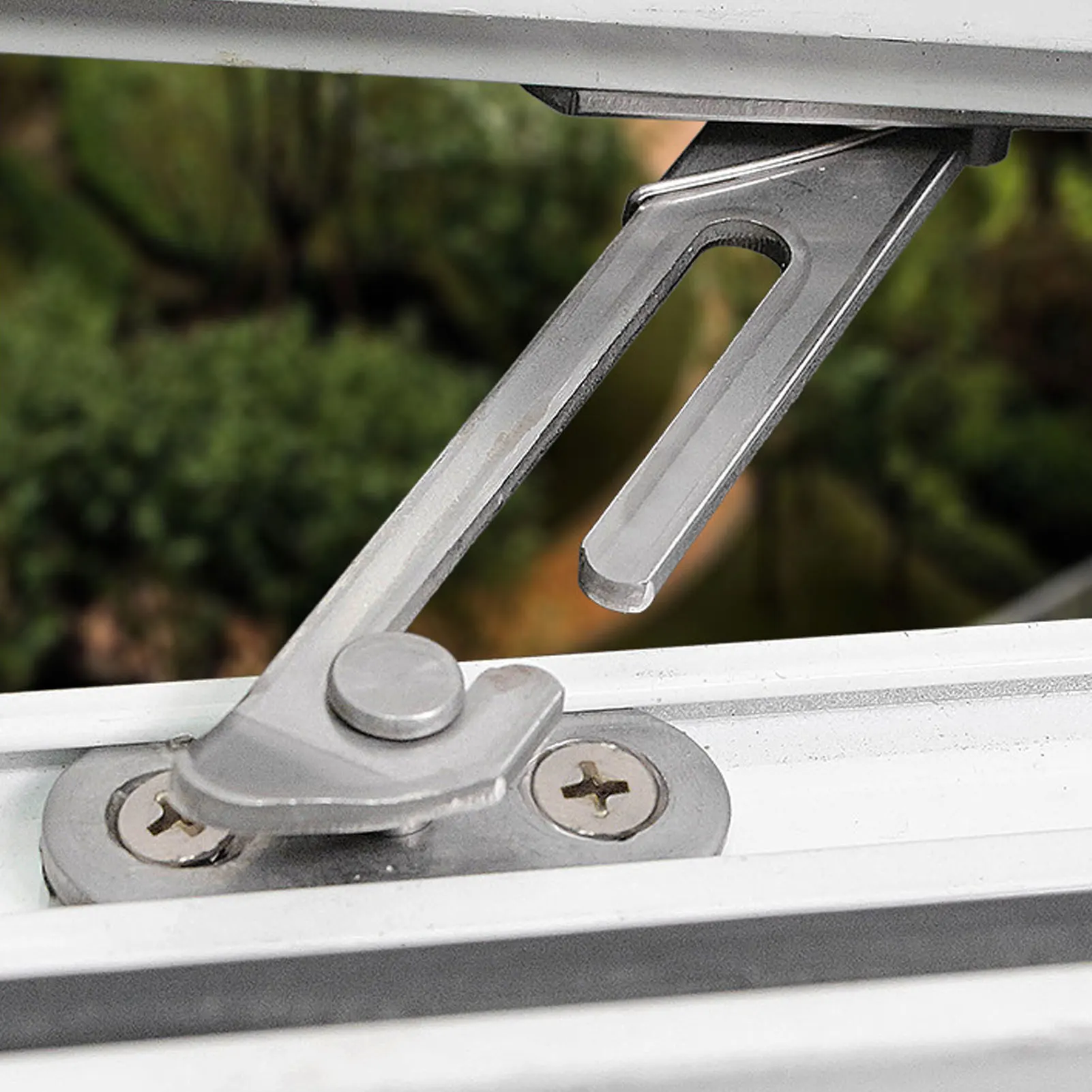 نافذة المحدد نافذة سدادة الفولاذ المقاوم للصدأ بابية نافذة المحدد سدادة نافذة منزلقة قفل أمان الطفل الصيد تركيبات #4