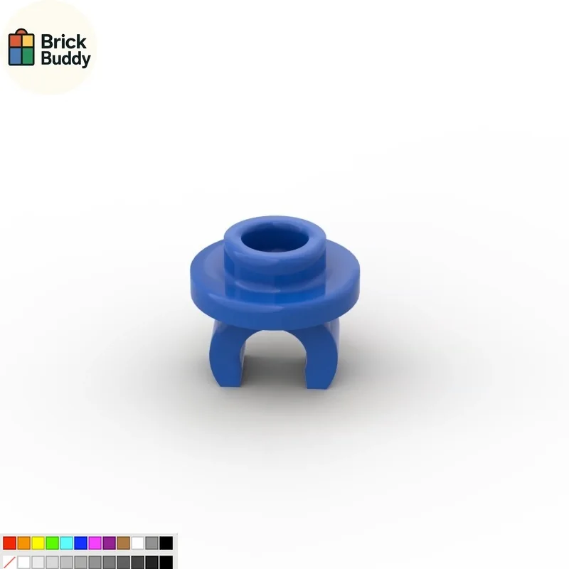 [10 Pcs] 5264 MOC 1x1 Ring with Clip-on Round Plate  Parts