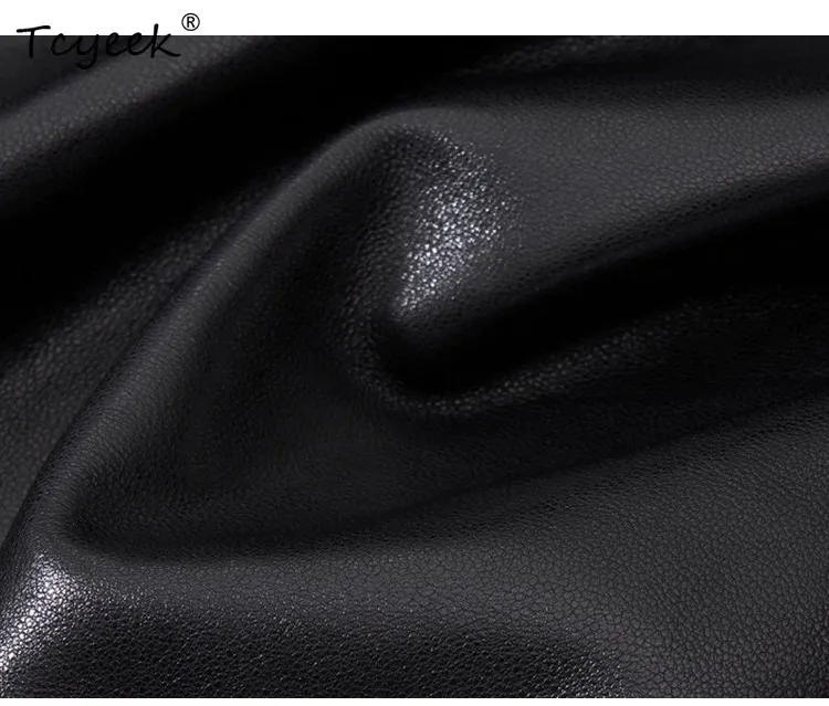 Tcyeek veste en cuir véritable femmes automne vêtements réel manteaux en peau de mouton pour femme mi-longue Trench Coat Semi tannage végétal