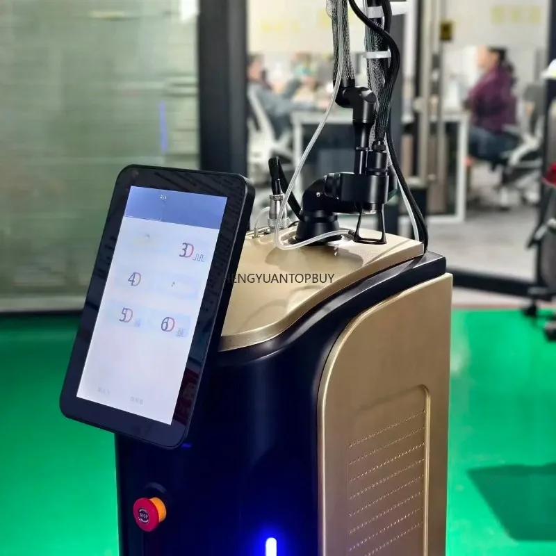 Professional 5D 6D model 60W CO2 Fractional Machine Scar and wrinkle removal and  rejuvenation for salon use