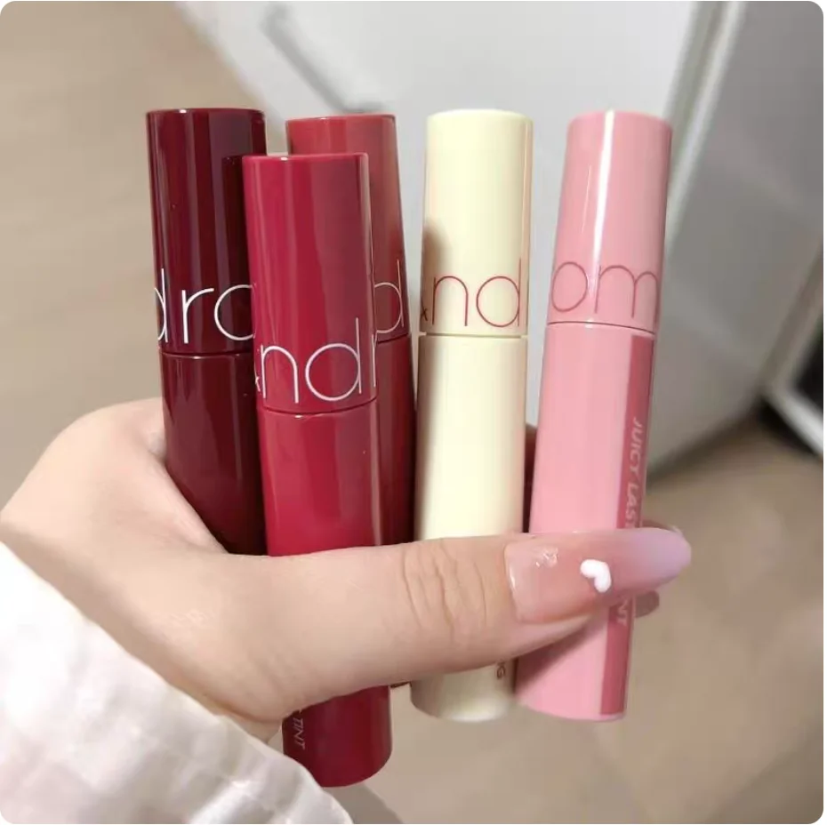 Romnd Juicy Lasting Tint Lip Glaze Feuchtigkeitsspendender, nicht klebender Lipgloss mit Spiegelglanz, hydratisierender, langanhaltender Lippenstift