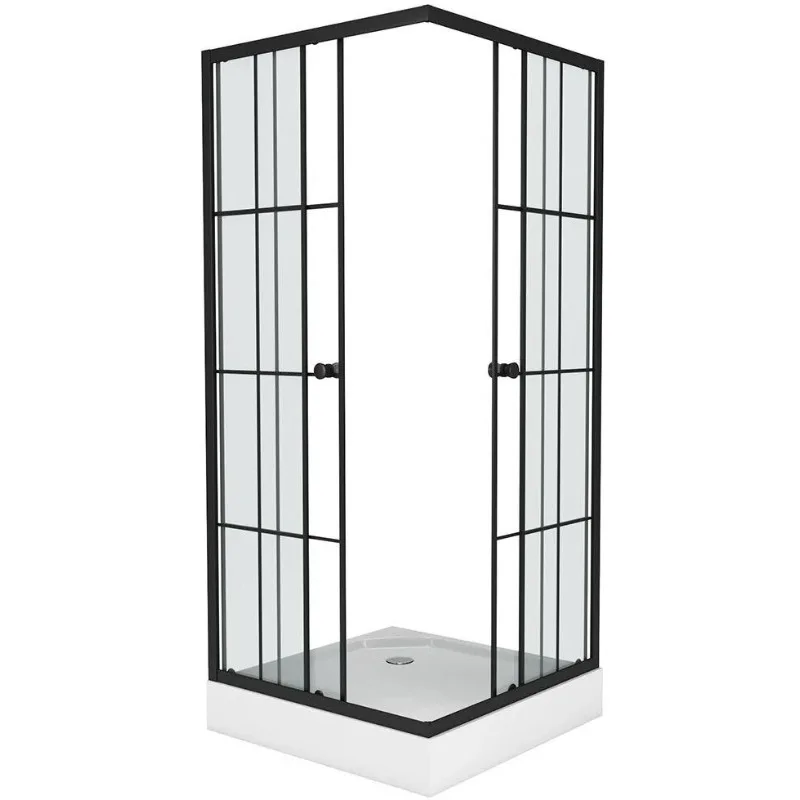 Simple shower room: arc fan-shaped tempered glass, bathroom, bathroom, dry and wet separation partition, bathroom partition