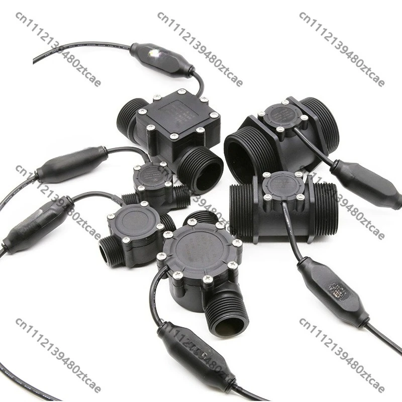 Multi-size Turbine Flow Sensor DN15-50, RS485 Remote Control, 24V Power, Used for Automatic Irrigation Systems