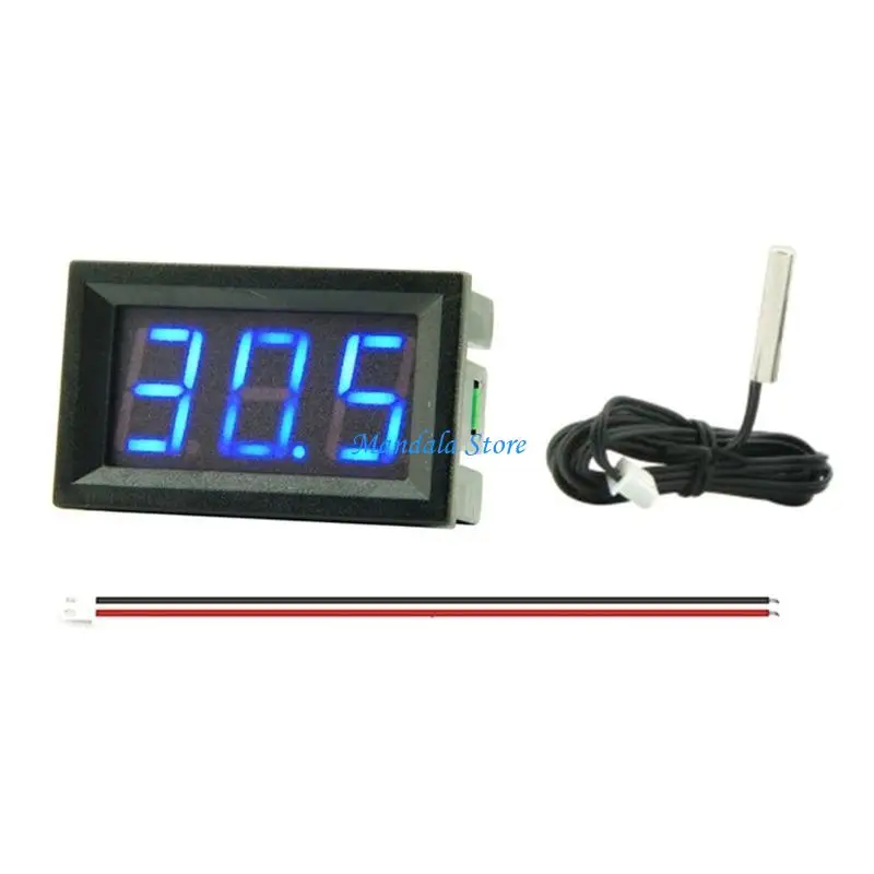 U2JC 4V-30V Small LED Digital Temperature Controller Temperature for Fish for