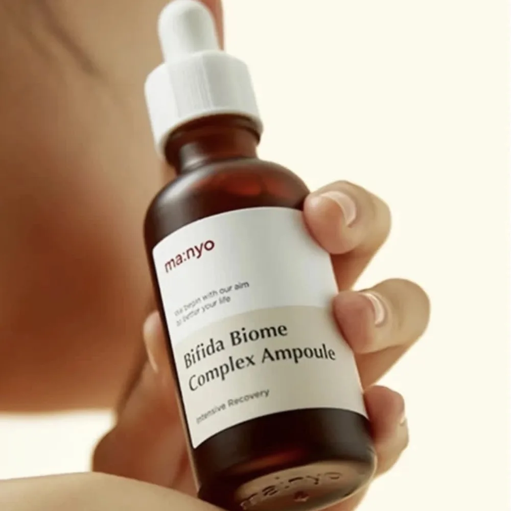 ma:nyo Bifida Biome Complex Ampoule Korean Original Essence Strengthens Skin Barrier Reduce Wrinkles Probiotic Complex Face Care