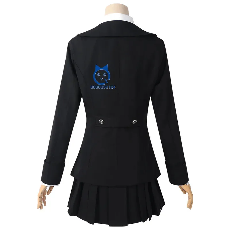 مجموعة تنورة بدلة سوداء أنيقة من Game Love and Deepspace زي موحد للنساء لحفلات الهالوين بدلة لعب الأدوار المباشرة