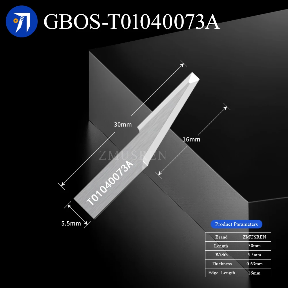 10 قطعة GBOS الاهتزاز سكين T01046251 46253L 40073R 39999 33856 صالح ATOM الرقمية القاطع الجلود شبكة النسيج إيفا شفرة القطع