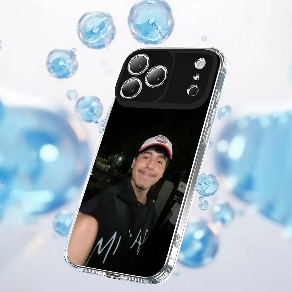 Funda de teléfono Rapper I-Ivan Cornejo para iPhone 17,16,15,14,13,12,11 Plus,Pro,Max,Plus,E,SE4,Air,Mini transparente