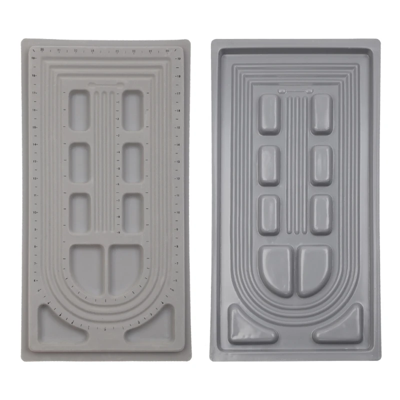 

Jewelry Bead Board Jewelry Storage Tray Bead Measuring Board for Bracelets, Necklaces Making