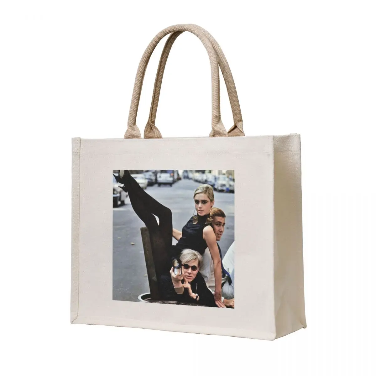 Edie Sedgwick Andy Warhol Photography Fashion Icon sixties Tote Bag Shopper Big bag women