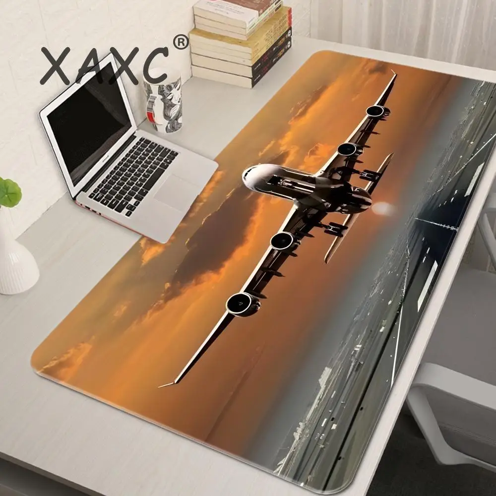 

Airplane Pilot Mousepad Large Gaming Compute Gamer PC Keyboard Mouse Mat