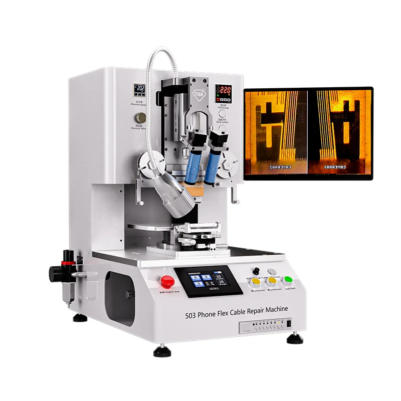 TBK Factory Cellphone screen cable recharge Repair machine TBK503 LCD flex bonding Equipment