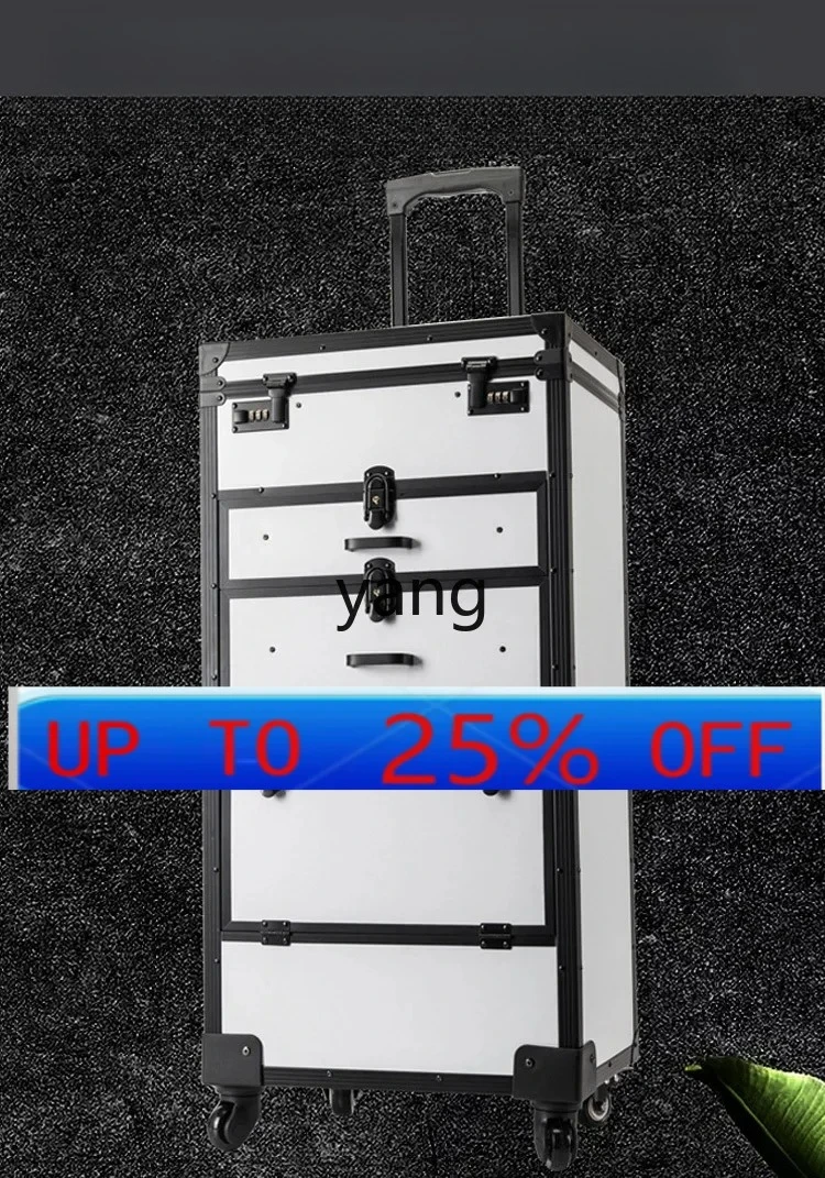 

LMMtrendy hairstylist special large-capacity scissor bag hairdressing large work box storage