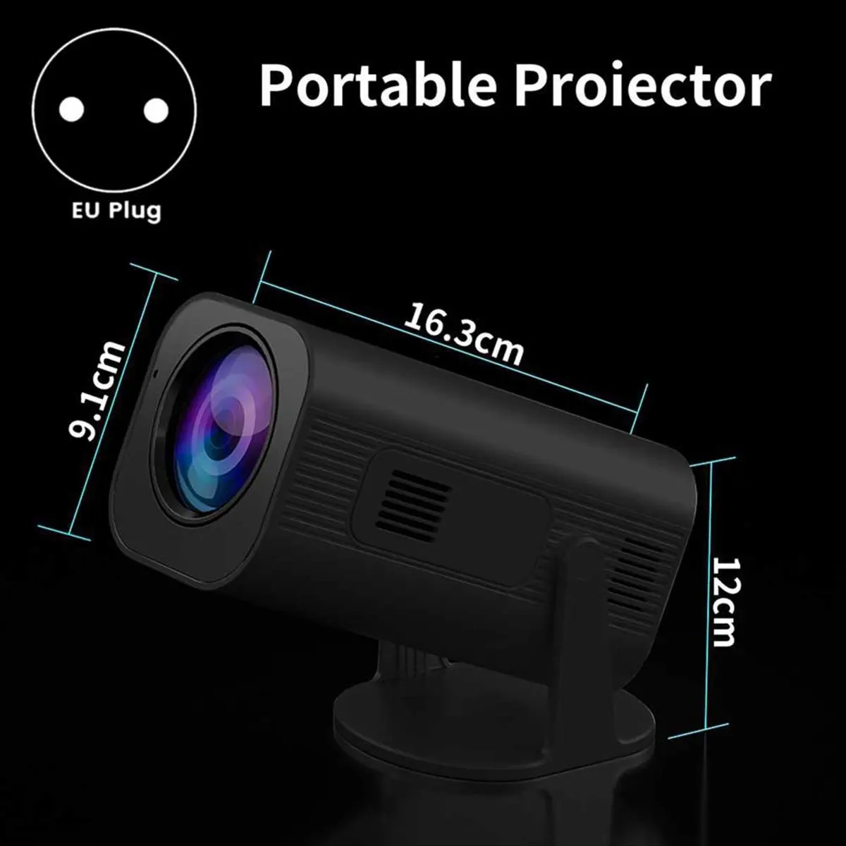 

Новая модель проектора 1080P HP330 домашний портативный мини-проектор Android HD практичный многофункциональный проектор с вилкой европейского стандарта