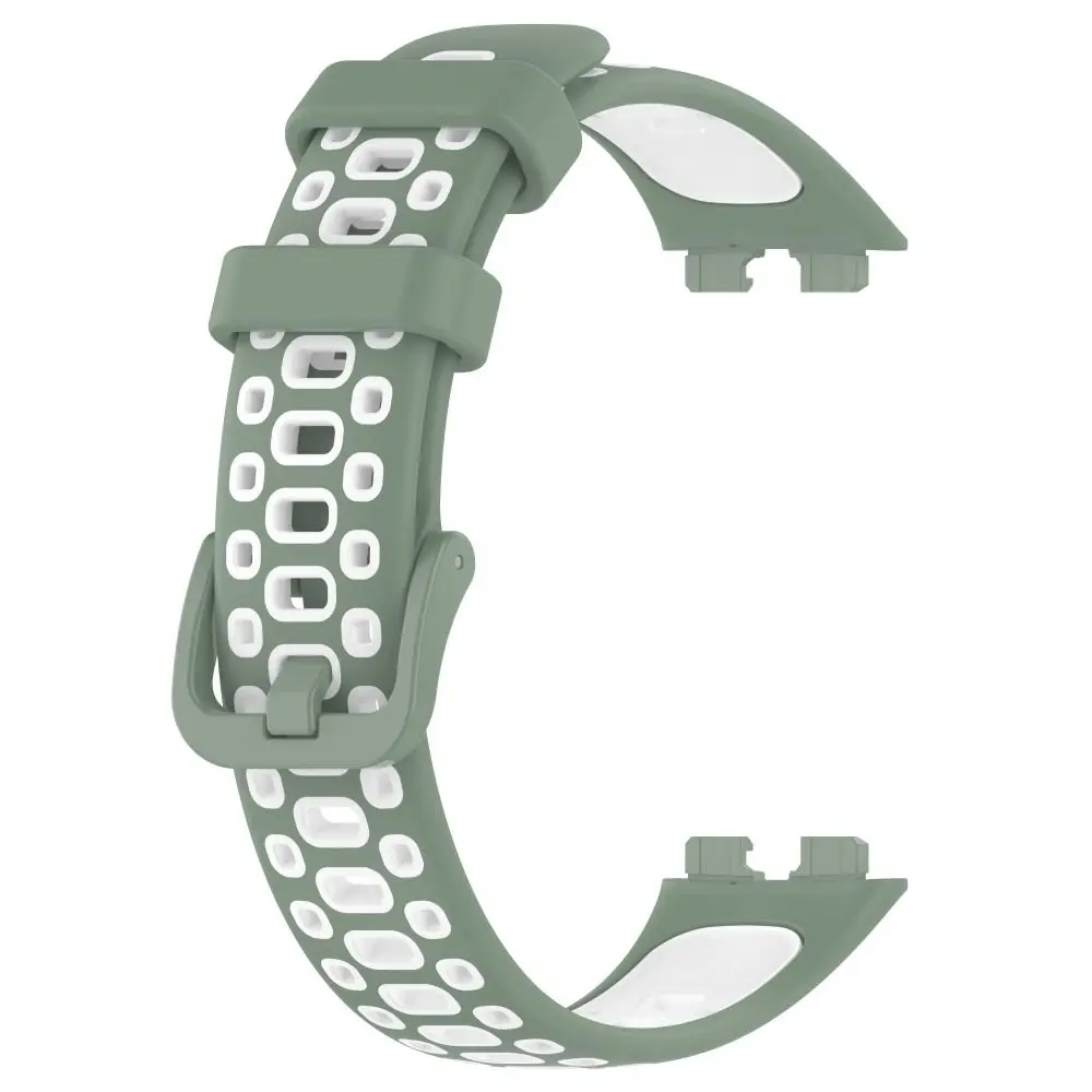 New Two-Color Silicone Watch Strap Replacement Breathable Bracelet Accessories Smart Watch Watchband for Huawei Band 8