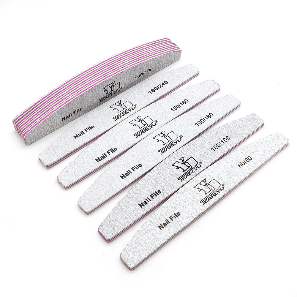 5/25 sztuk/partia Szara Pilnik do Paznokci 80/80 100/100 100/180 150/180 180/240 Gradacja Zestaw do Manicure Akcesoria do Paznokci Usuwający Lakier Żelowy Polerka Pilniki