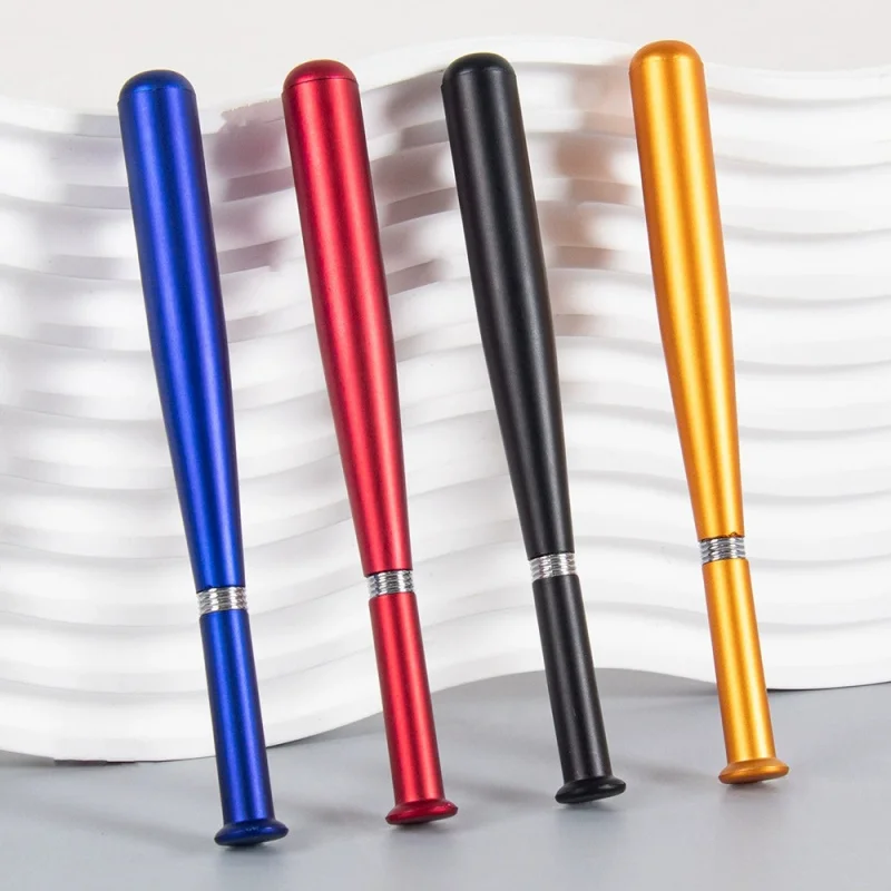 Unique Mini Baseball Bat Design Ball‑Pen Light‑Weight Comfort Grip Ballpoint Pen School Office Supplies Novelty Party Giveaway