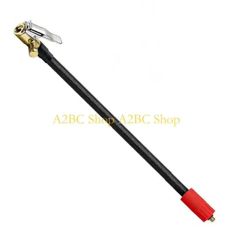 A2BC Extension Tire Inflator Hose, With Quick Releases Button,Air Pumps Pipe Tube Quick Inflation Chuck Adapter