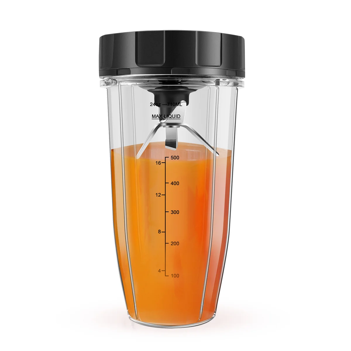 Vendas! Peças de reposição do liquidificador para ninja, lâmina extratora de 7 aletas de copo de 24oz, para nutri ninja auto iq bn801 ss101 BL480-30 bl641