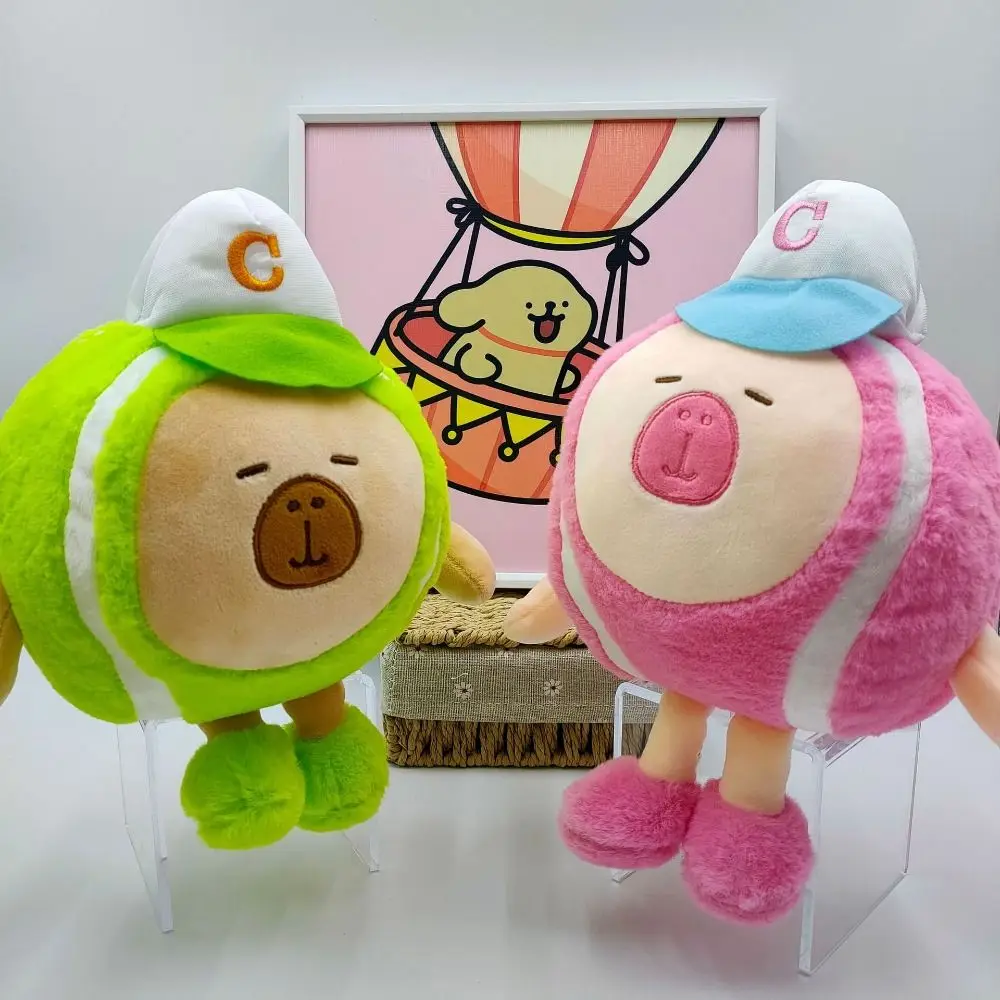 ChimSoft-Jouet en peluche Capybara, animaux en peluche de guérison mignons, casquette de baseball à remplissage complet, décoration de la maison pour adulte