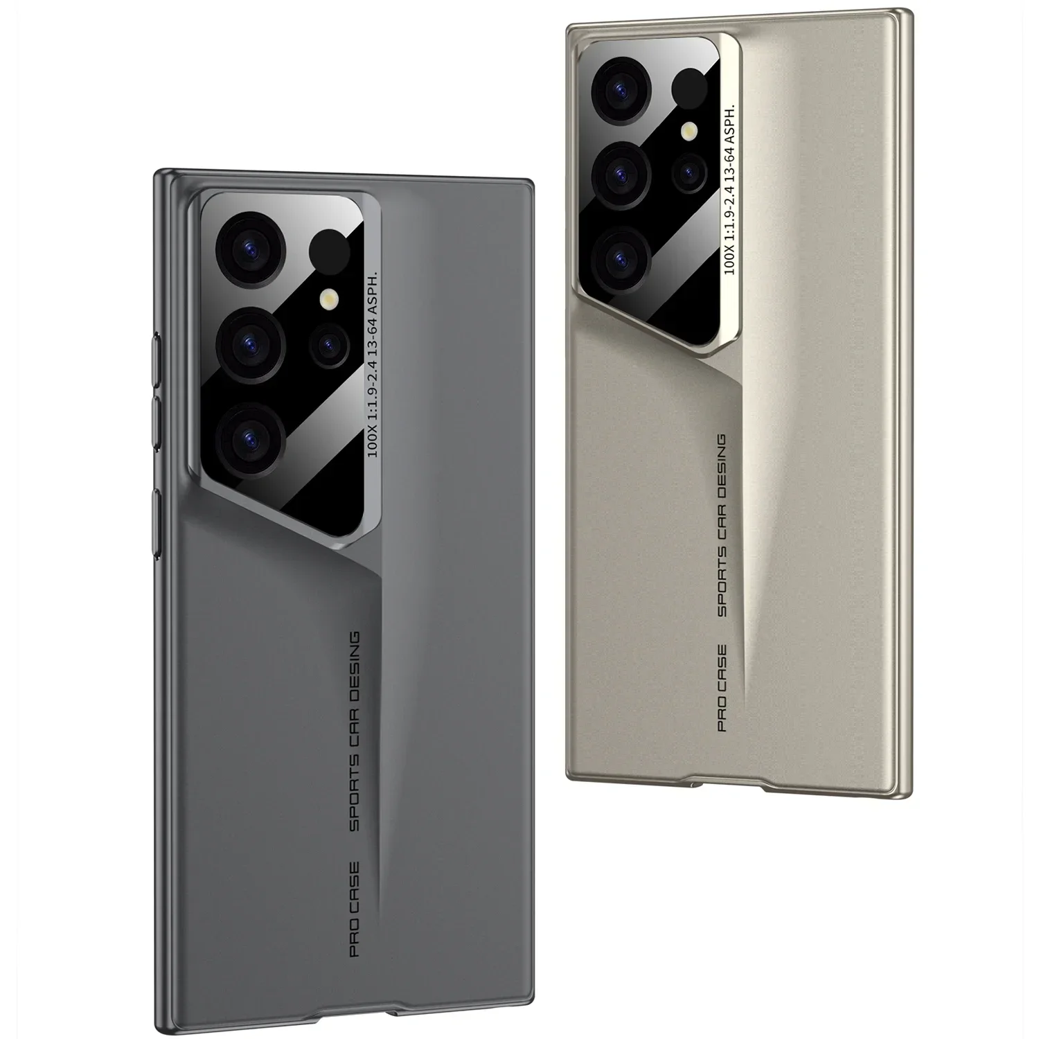 Ультратонкий матовый чехол для телефона Blade Mecha Hard PC для Samsung Galaxy S24 S23 S22 S25 Ultra, защита объектива, матовый противоударный чехол