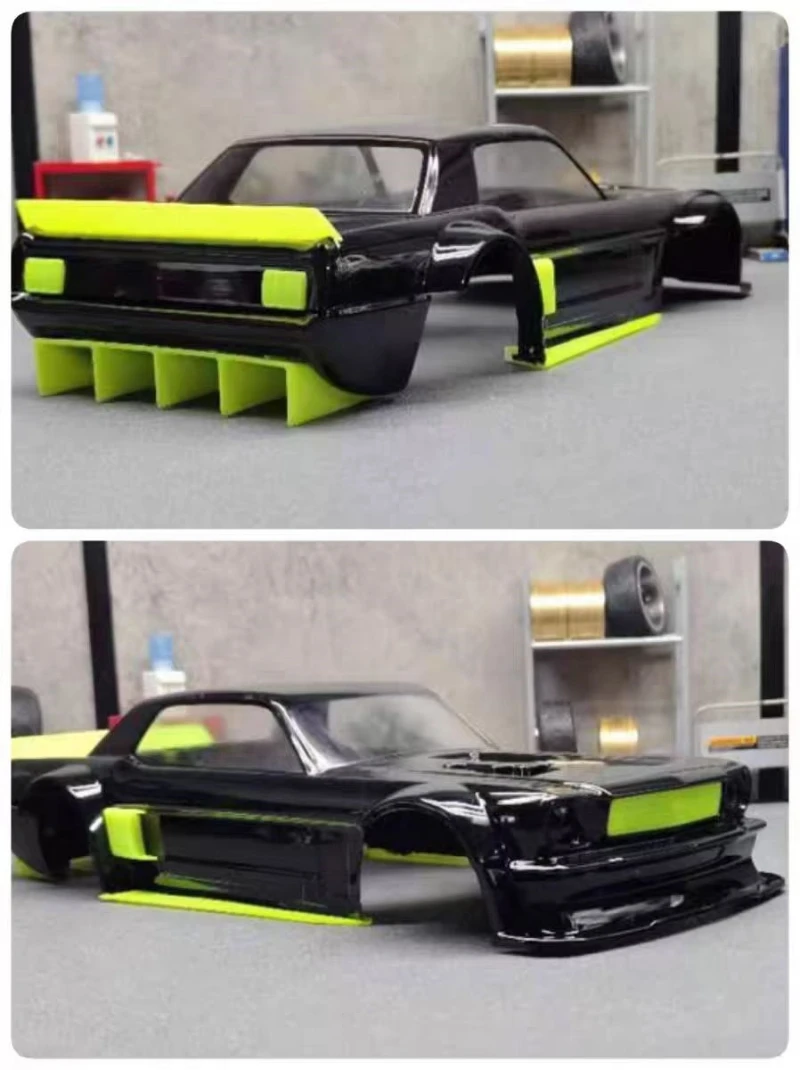 TC208 1/10 Hoonicorn Ken Block, On Road Car, RC Drift Body shell, 258mm wheelbase, 200mm width, Tamiya tt01 tt02