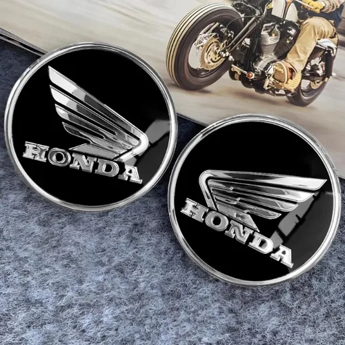 Pegatina estereoscópica 3D para tanque de combustible con logotipo Circular de motocicleta Honda, adecuada para CBR600RR/CBR1000RR/CB190SS Pcx125 Cb650r