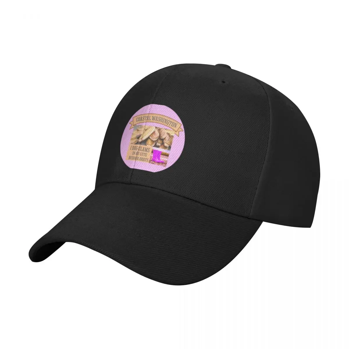 Fashion Cute Rubber Boots Washington Coastal Pacific Northwest baseball cap Foldable Luxury Woman Cap