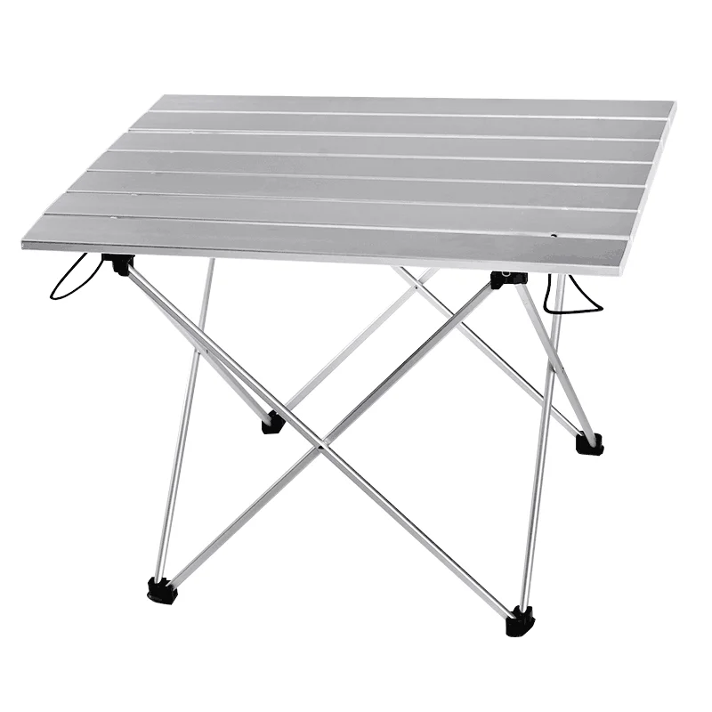 Korea Pop Camping Table Portable Outdoor Aluminum Folding Table Camping Table Folding Tables Candy Light Color Desks S L Size