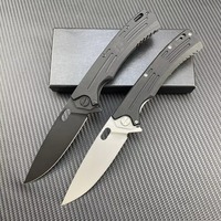 Outdoor Folding Knife Lightweight Durable Knives D2 Blade G10 Handle Camping Hunting Tool Exquisite Knives EDC Pocket Knife