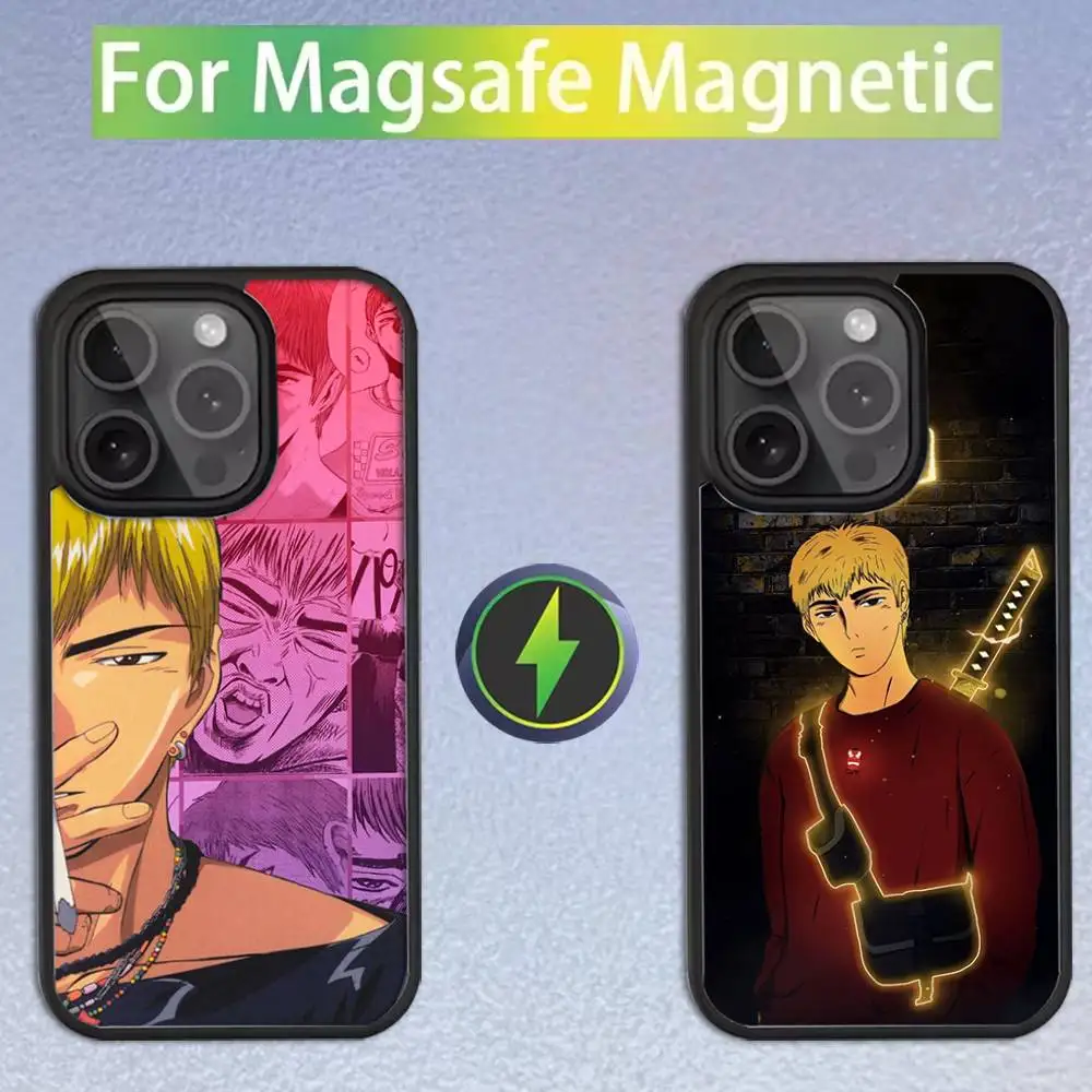

GTO Great Teacher Onizuka Phone Case For iPhone 16,15,14,13,12,11,Pro,Max,Plus,Mini,SE Magsafe Magnetic Wireless Charging