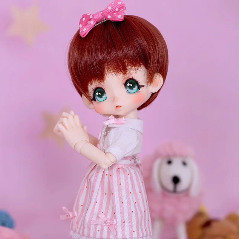 OUENEIFS bjd sd doll kinoko Juice Kiki 1/6 body model  baby girls dolls eyes High Quality toys shop  resin  luodoll