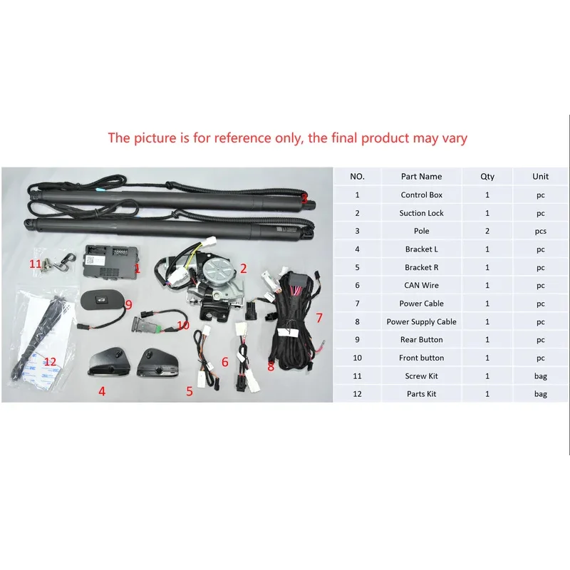 

2019+ Electric Tailgate Kit Smart Power Liftgate Strut Shock Lift Support Auto Car Trunk Boot Lid