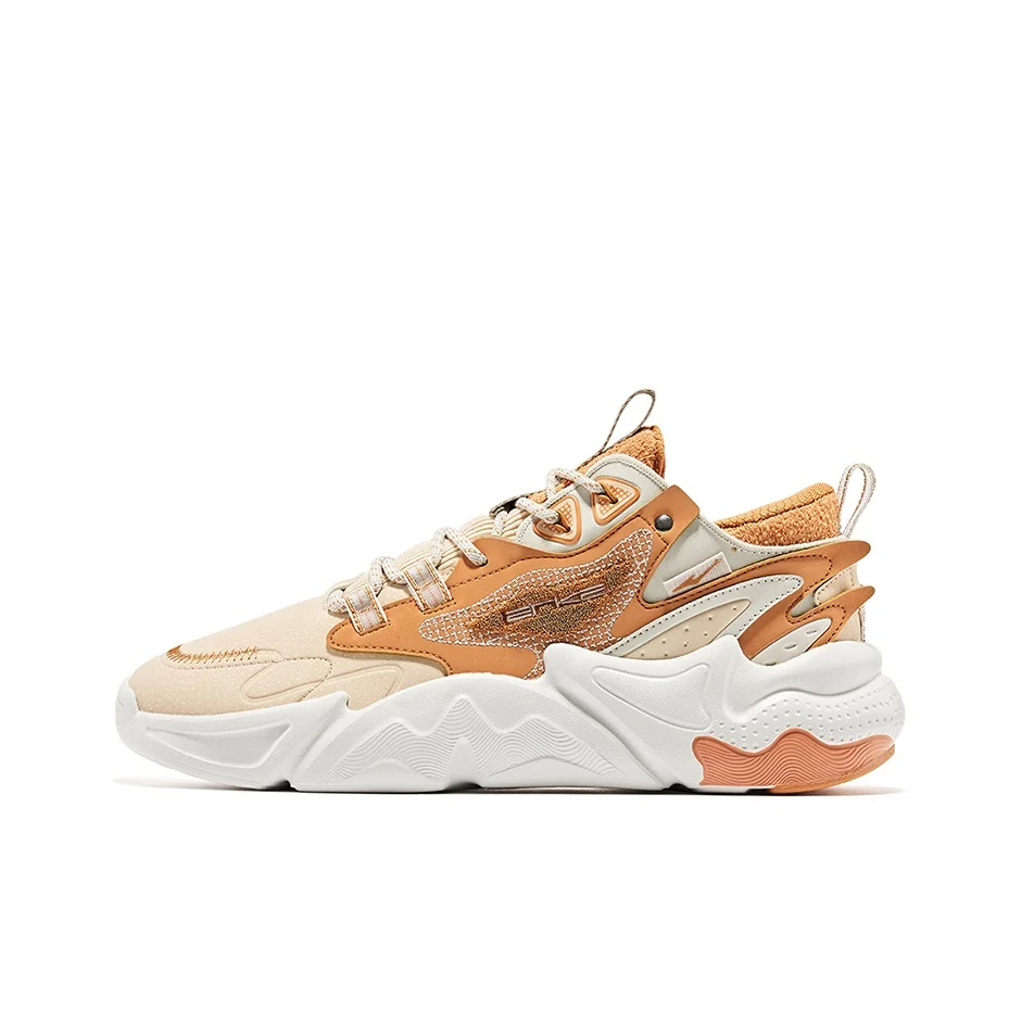 Erke Phoenix Love Zapatos casuales de caña baja para hombre, color amarillo caramelo, marrón 51122402027-003