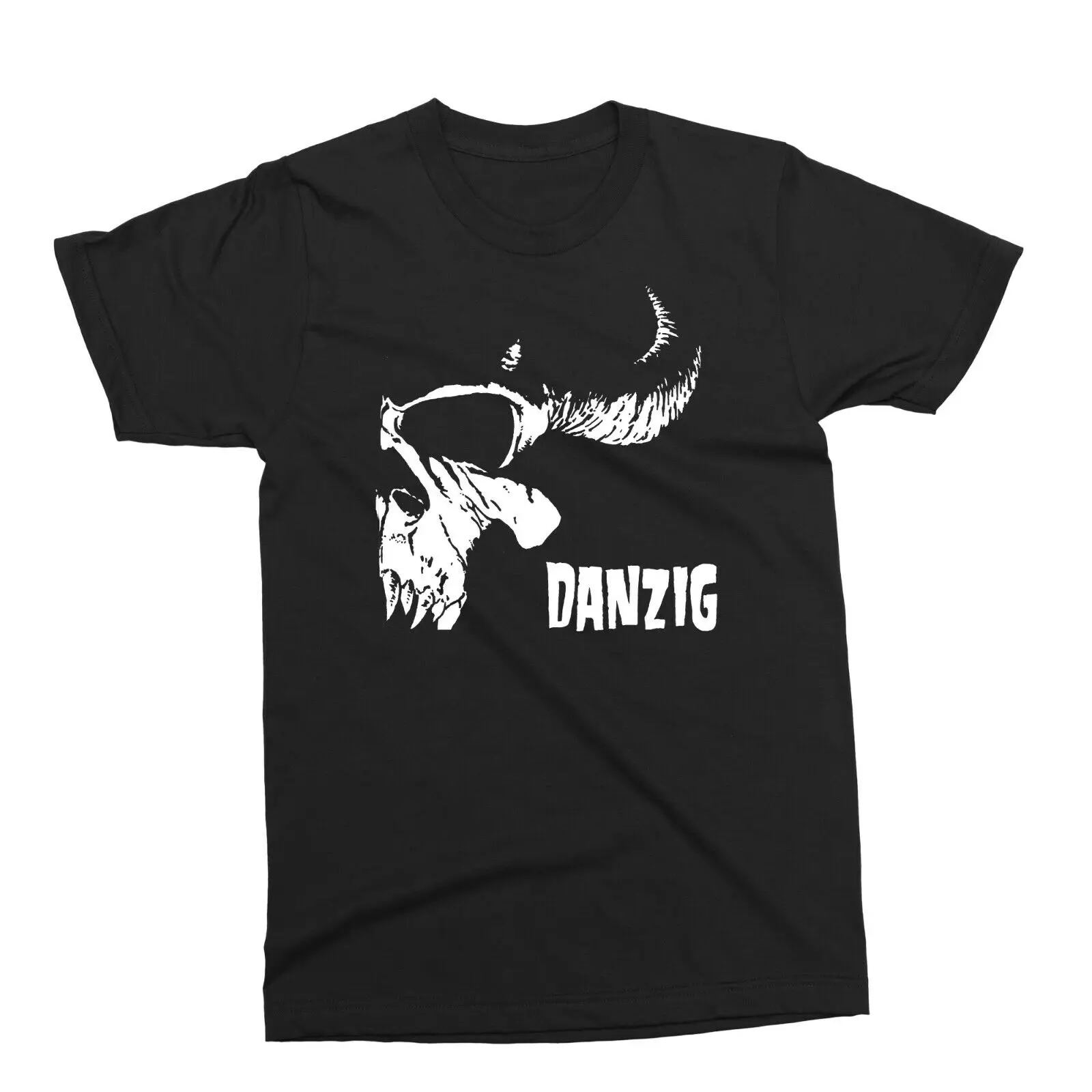 DANZIG - Skull Shirt, Hardrock, Blues Rock, Metal, Punk, 80's , Crust long or short sleeves