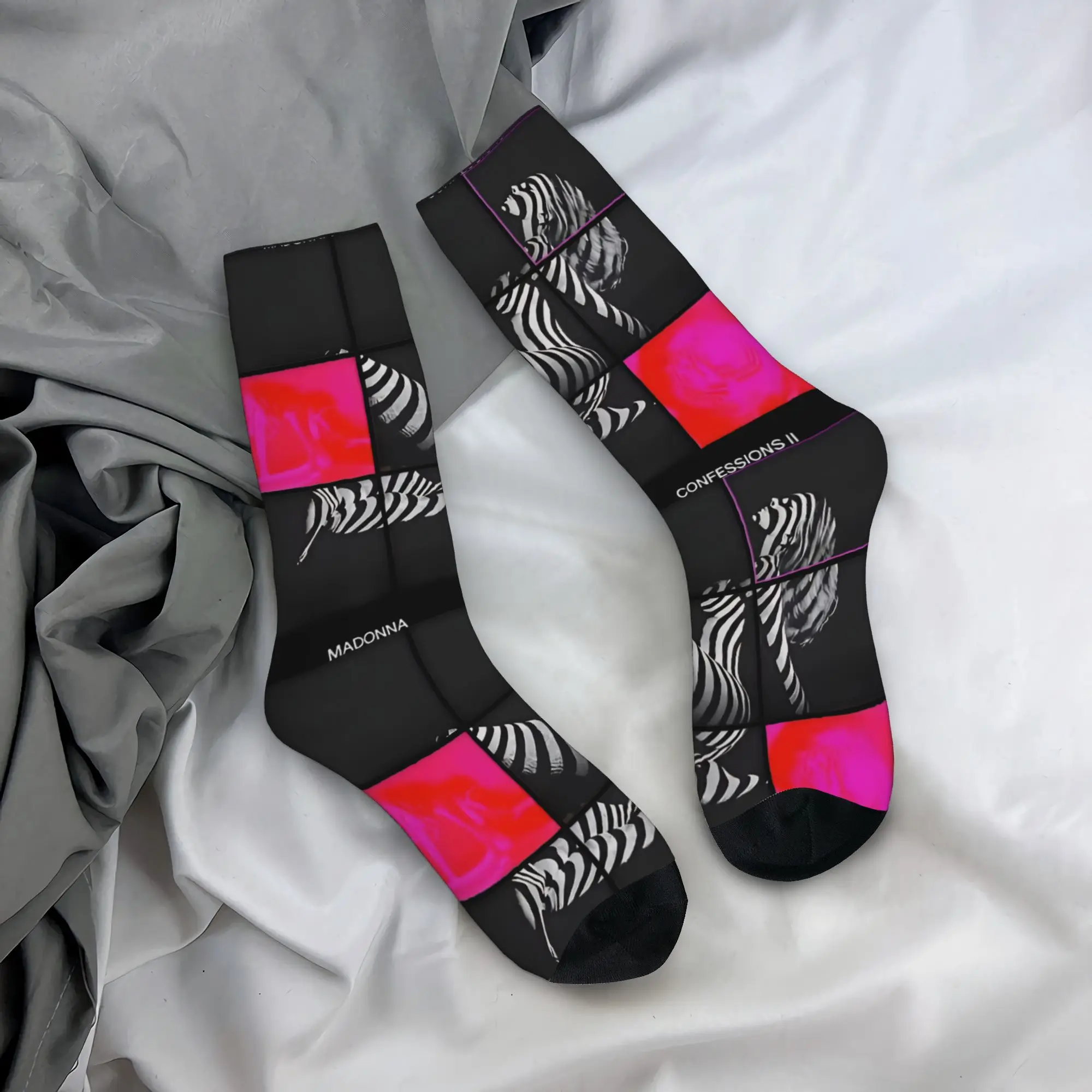 

Autumn Winter Crazy Design Men's Women's 2026 M-Madonna Confessions II Socks Breathable Sports Socks
