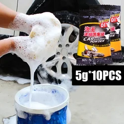 10PCS Car Wash Powder Car Cleaning Shampoo Multifunctional Cleaning Tools Car Soap Powder Windshield Wash Accessories